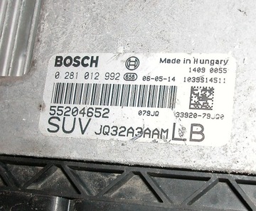 FIAT SEDICI 1.9 SX4 JEDNOTKA ŘÍZENÍ 0281012992