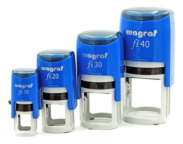 WAGRAF STAMP fi20 R20 КРУГЛЫЙ + ЛОГОТИП