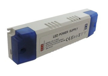 ZASILACZ DO TAŚM LED MONTAŻOWY 80W 12V 6,67A