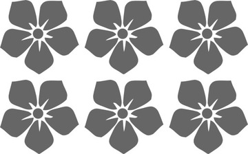 наклейки на окна цветы наборы ЦВЕТА