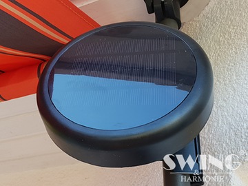 Маркиза для террасы и балкона LED 300x150 белый/желтый