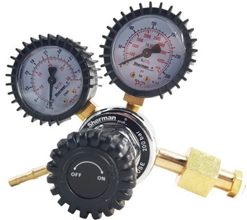 Аргон 200 бар, редуктор CO2 MIGOMAT SHERMAN MOUSE