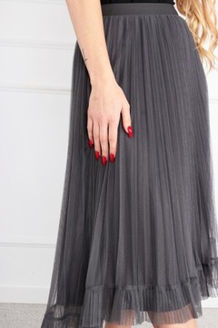 ЖЕНСКАЯ ЮБКА ДЛИННАЯ ЖЕНСТВЕННАЯ ЛЕТНЯЯ ЭЛЕГАНТНАЯ ЮБКА ИЗ ТЮЛЯ ЦВЕТА 1995 ГОДА