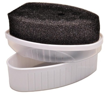 G12-61 ПРОЗРАЧНАЯ ГУБКА ДЛЯ БЛЕСКА ОБУВИ HELIOS