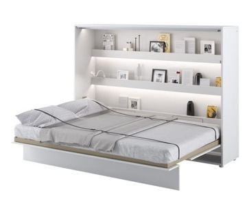 Półkotapczan BED CONCEPT BC-04 biały 140x200
