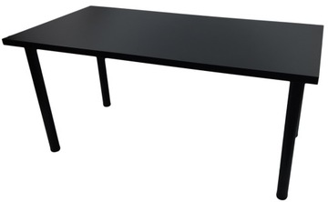 BIURKO GAMINGOWE 160x80 CZARNE STÓŁ DUŻY PRODUCENT