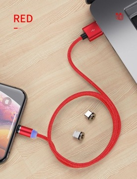 МАГНИТНЫЙ КАБЕЛЬ 3 В 1 ЗАРЯДНОЕ УСТРОЙСТВО ДЛЯ IPHONE MICRO USB C