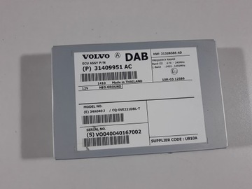 VOLVO V40 12- WZMACNIACZ RADIA 31409951