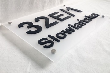 3D номер дома, 3D адресная табличка