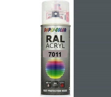 MOTIP RAL ACRYL 7011 POŁYSK DUPLI-COLOR FARBA AKRYL SPRAY 400 ML