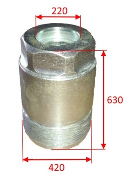 Cylinderek pompki dwustopniowej do AC25