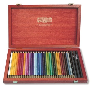 KOH-I-NOOR Kredki akwarelowe Mondeluz 36 KASETKA