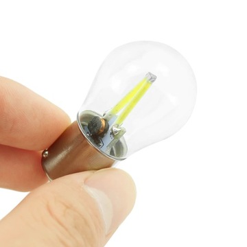 СВЕТОДИОДНАЯ ЛАМПА 2 COB НИТИ P21W R5W BA15S 12В 24В