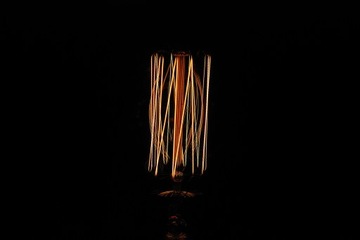 Лампа EDISON G95, большая карбоновая лампа LOFT Spider