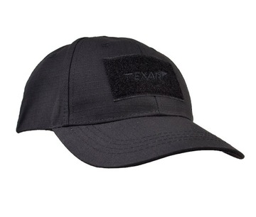 TEXAR CZAPKA TAKTYCZNA WOJSKOWA z Daszkiem BLACK