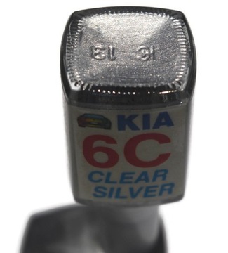 KIA 6C CLEAR SILVER LAKIER ZAPRAWKA DO RYS ARA 10 ML