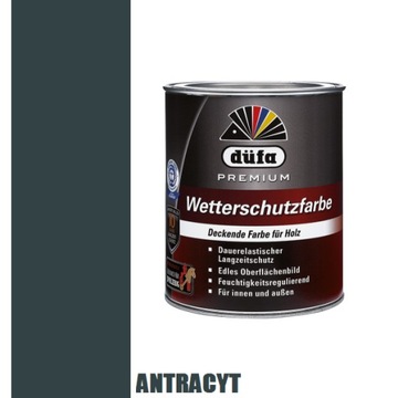 WETTERSCHUTZFARBE EKO DUFA 2,5 l ANTRACYT