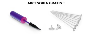 Рекламные шары с принтом + палочки 500 шт + насос