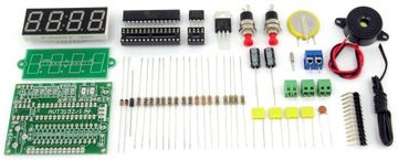 Часы с красным светодиодным дисплеем, своими руками, AVT3132/R B