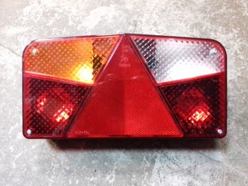Lampa tylna z trójkątem odblaskowym LZT202 lewa