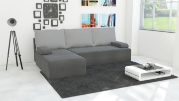 Маленький угловой мини-диван, складной, открывается для сна.