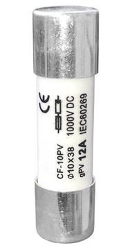 ADELID BEZPIECZNIK RURKOWY 10X38 1000V 16A APV-WB-10X38-16A