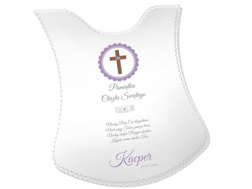 Халат для крещения с именем Белый халат для мальчика и девочки шт.