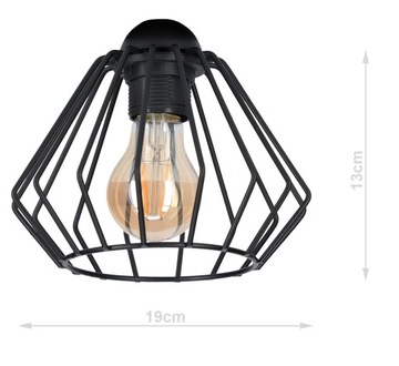 WIRE Настенный светильник - проволочный абажур