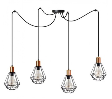 LAMPA SUFITOWA ,ŻYRANDOL DIAMENT PAJĄK 201-10