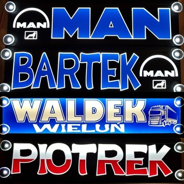 Табличка 50x16 LED + БЕСПЛАТНЫЙ ПОВОДОК