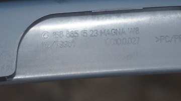 LIŠTA NÁRAZNÍKU ZADNÍ MERCEDES W168 A1688851523