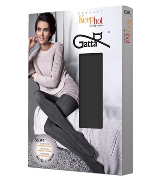 Rajstopy Gatta KEEP HOT 3D 4/L Czarne