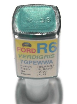 FORD R6 VERDIGRIS LAKIER ZAPRAWKA DO RYS ARA 10 ML