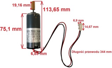 ЩЕТОЧНЫЙ МОТОР ПОСТОЯННОГО ТОКА 12 В постоянного тока, 3000 об/мин.