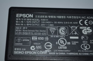 ОРИГИНАЛЬНЫЙ БЛОК ПИТАНИЯ EPSON A361H 20 В #@S