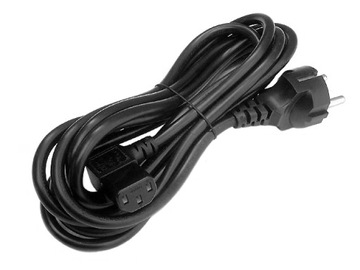Kabel zasilający Schuko męski do C13 żeński,