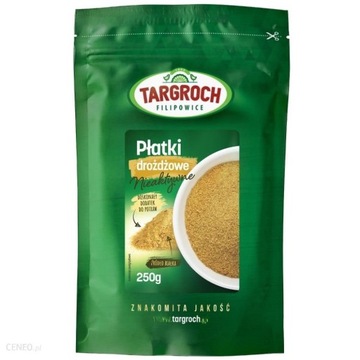 Targroch Płatki Drożdżowe Nieaktywne Do Sałatek Zup Warzyw Ciastek 250g