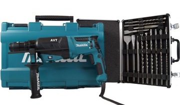 MAKITA MŁOTO-WIERTARKA HR2631F + 2 ZESTAWY Dłut i