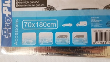 MAT Алюминиевый чехол для ветрового стекла 180x70см