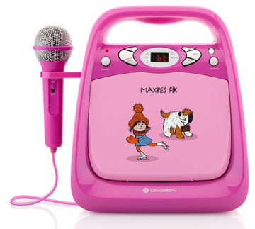 БУМБОКС ДЛЯ ДЕТЕЙ С ФУНКЦИЕЙ КАРАОКЕ, CD USB МИКРОФОНОМ