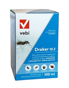 TRUCIZNA na osy mrówki DRAKER 100ml zwalcza KOMARY