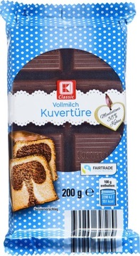 KUWERTURA MLECZNA CZEKOLADA Z NIEMIEC POLEWA TORT