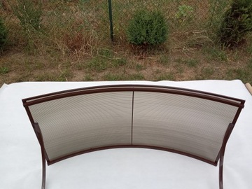 Арочная крыша над дверью Крыша 170х90 с опорами.