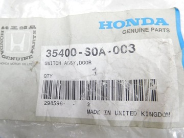 Выключатель освещения двери HONDA 35400-S0A-003