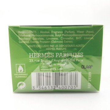 Hermes UN JARDIN SUR LE TOIT edt 30 мл ФОЛЬГА