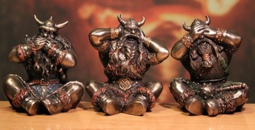 ВИКИНГ ВИКИНГИ ФИГУРКА НЕ ГОВОРИТ, НЕ СЛЫШИТ, НЕ ВИДИТ