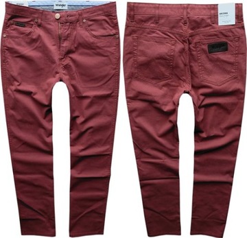 WRANGLER ARIZONA proste stretch BRICK RED W33 L34