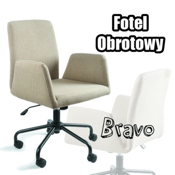Fotel Biurowy Bravo Unique Beżowy!