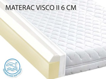 80X180 POLSKI MATERAC TERMOPLASTYCZNY VISCO II