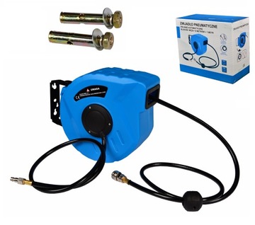 Настенная пневматическая катушка для шланга 10м+1м FR7405